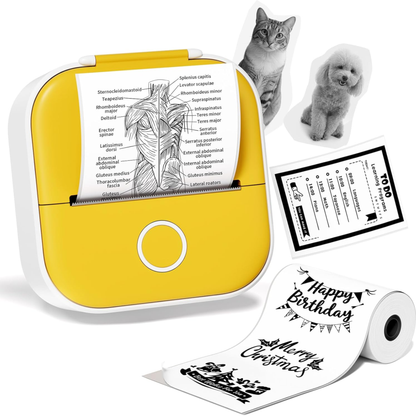 Mini Pocket Printer + 1 Paper Roll